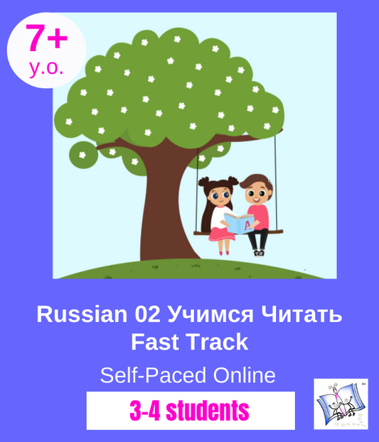 Групповой пакет. Русский язык 02А для 3-4 детей. 35 уроков. 40% OFF. Код: GROUP40